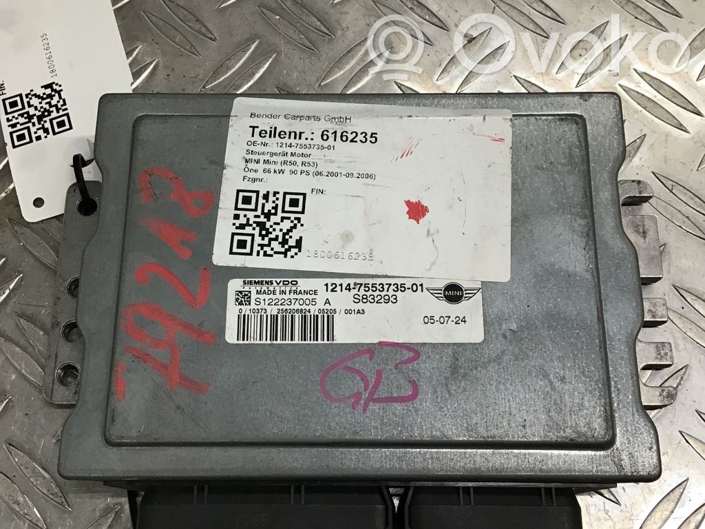 Mini One - Cooper R50 - 53 Engine control unit/module 