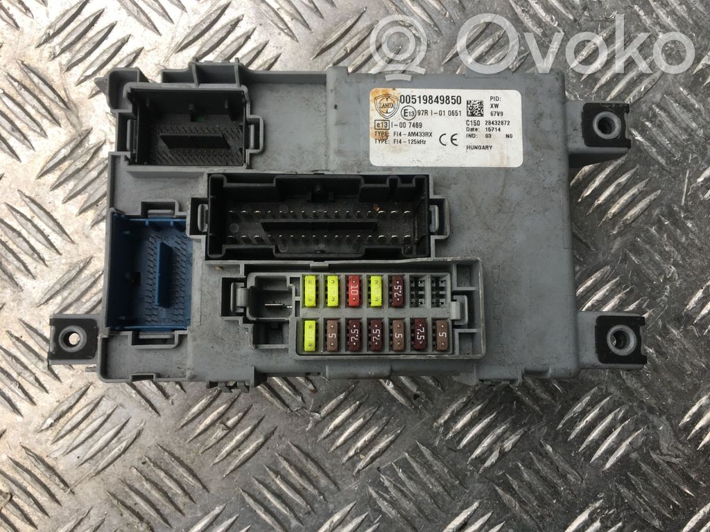 Lancia Ypsilon Module de contrôle carrosserie centrale 