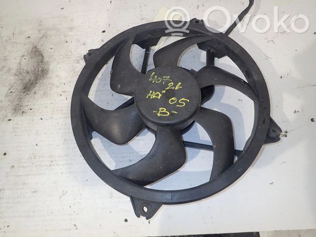 Peugeot 407 Mazā radiatora ventilators 