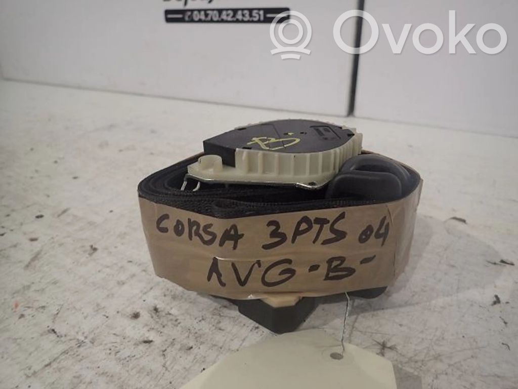 Opel Corsa C Cinturón delantero 