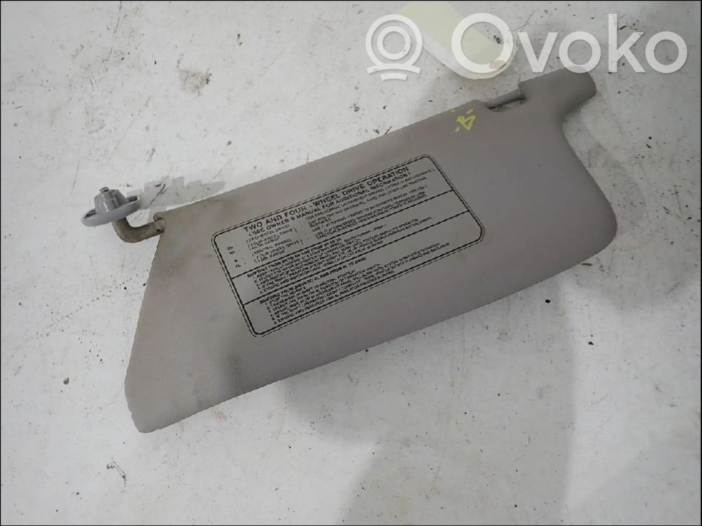 Isuzu D-Max Sun visor 