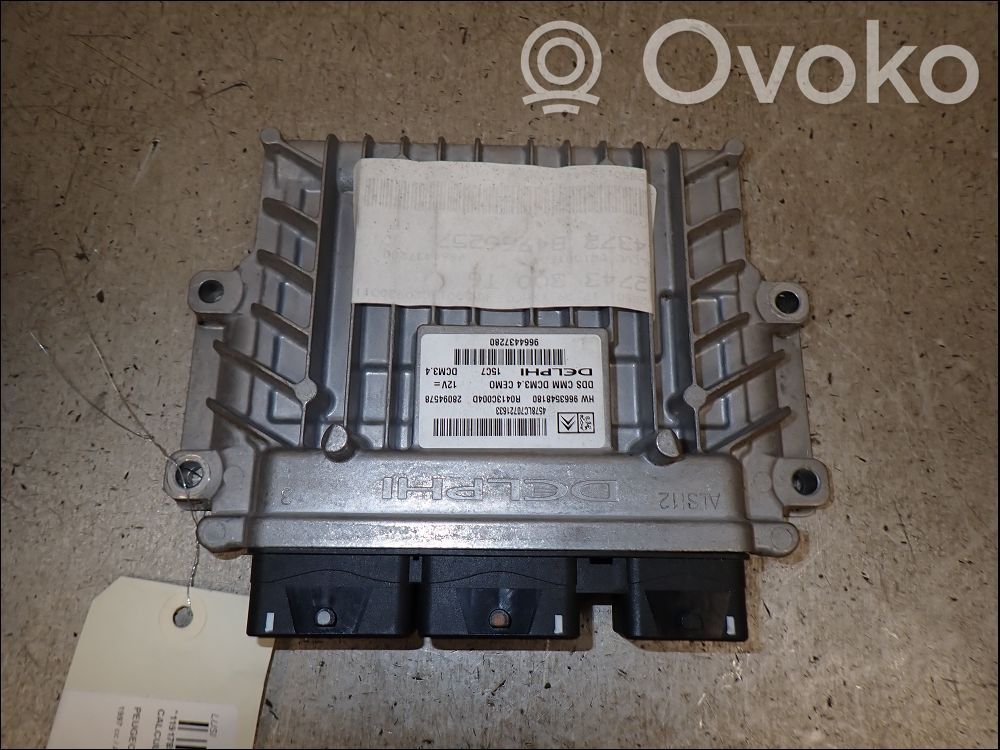 Peugeot 307 Engine control unit/module 