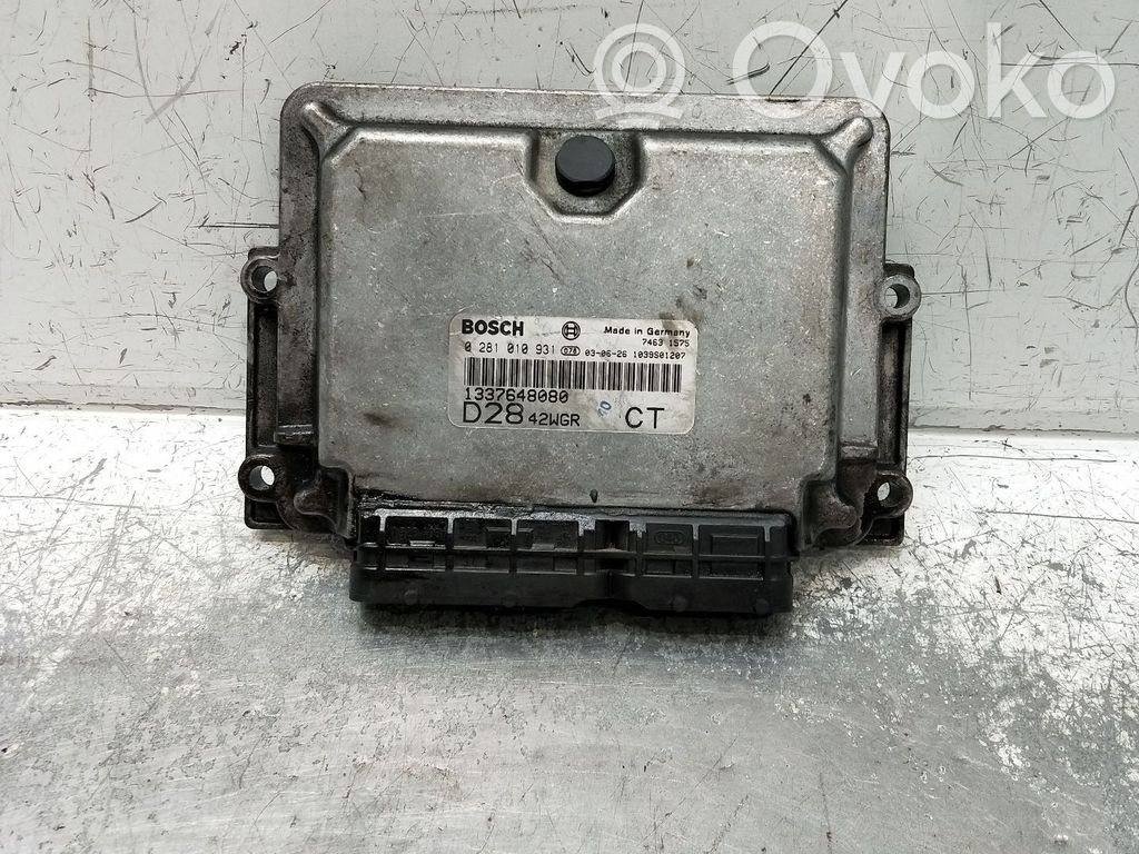 Fiat Ducato Engine control unit/module 