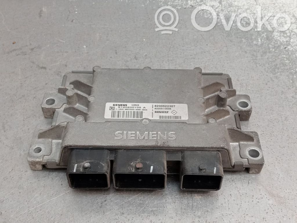 Calculateur moteur ECU   8200522357,8200510536,S120200105