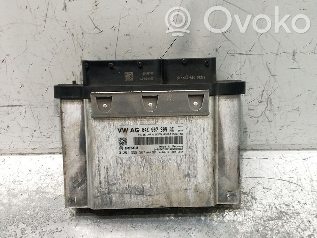 Engine control unit/module   0261S09387,04E907309AC