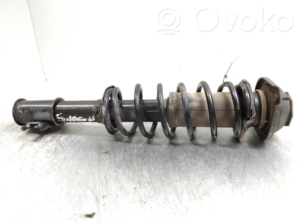 Front shock absorber with coil spring