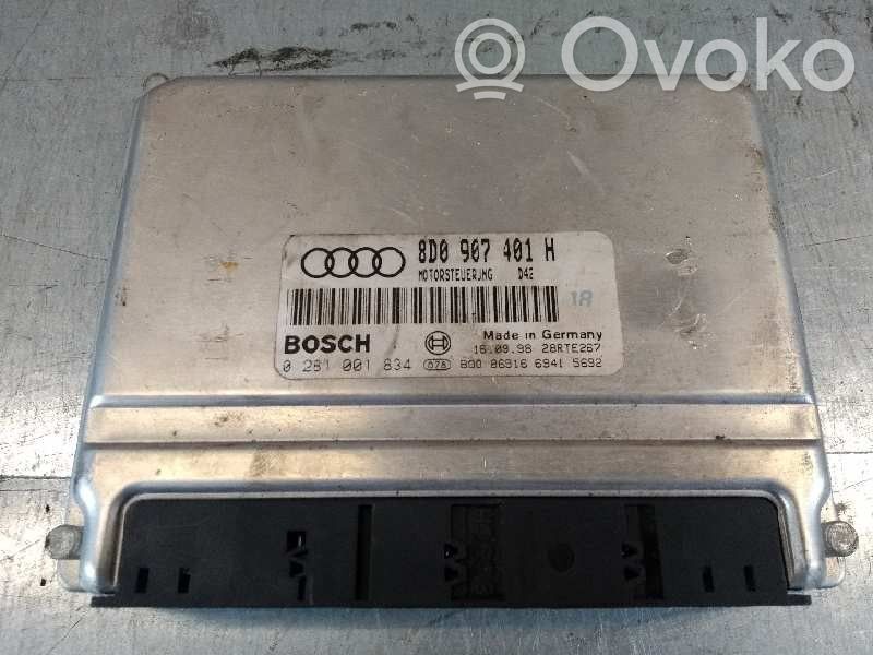Engine control unit/module   0281001834,8D0907401H,D42