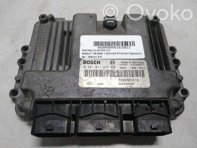 Engine control unit/module   0281011276,8200305678,8200304606