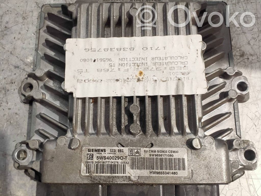 Centralina/modulo del motore   5WS40029OT,SIEMENSSID803