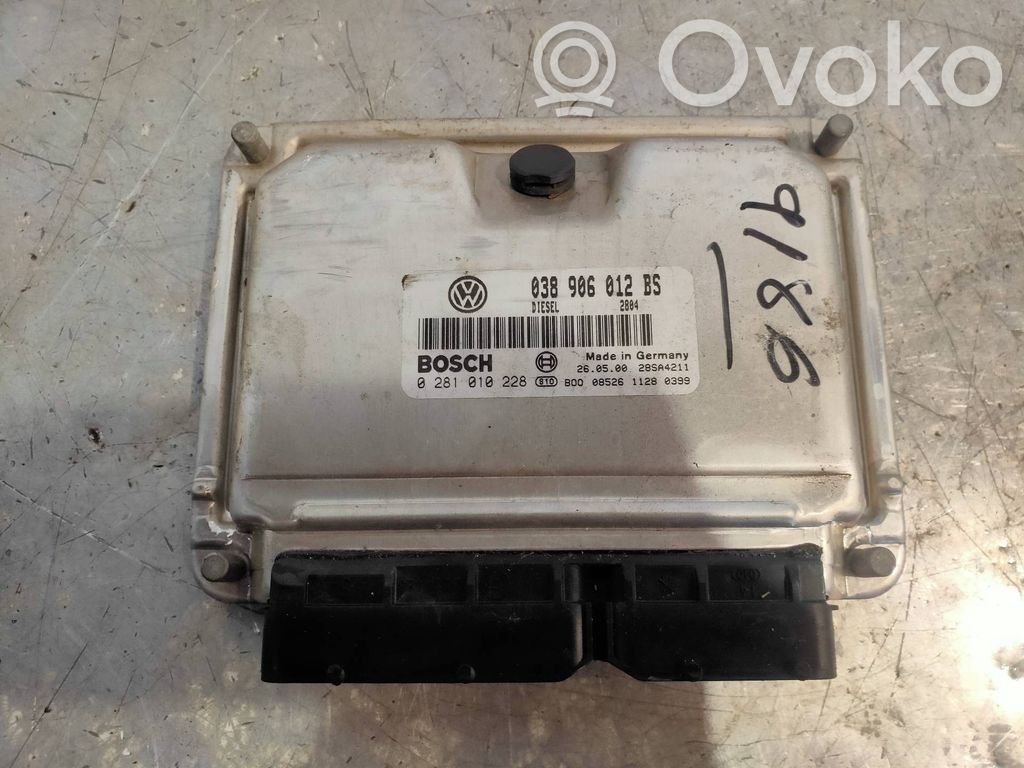 Engine control unit/module   0281010228,BOSCH