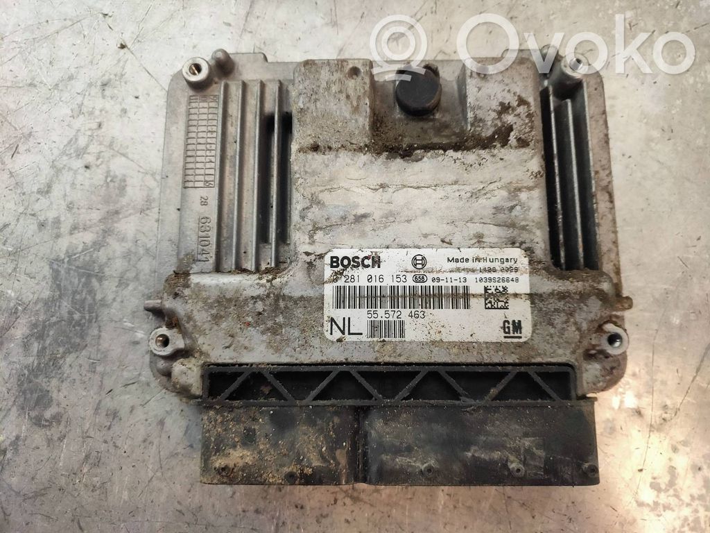 Engine control unit/module   0281016153,55572463,BOSCH