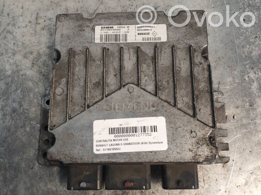 Renault Laguna II Engine control unit/module 