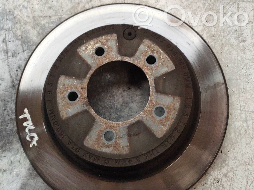 Rear brake disc