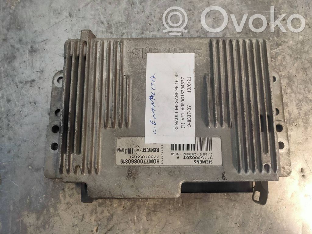 Engine control unit/module   S115300203A,HOM7700860319,7700105979
