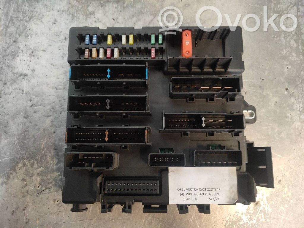 Opel Vectra C Unitate control BSM 