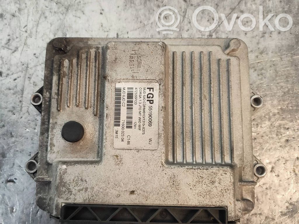 Opel Corsa C Engine control unit/module 