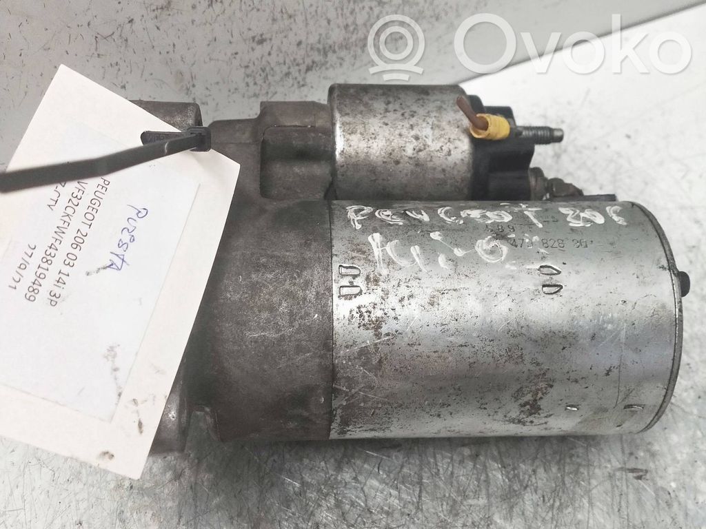 Peugeot 206 Motor de arranque 