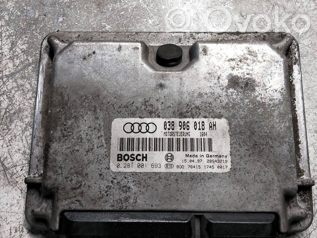 Engine control unit/module   0281001693,038906018AH