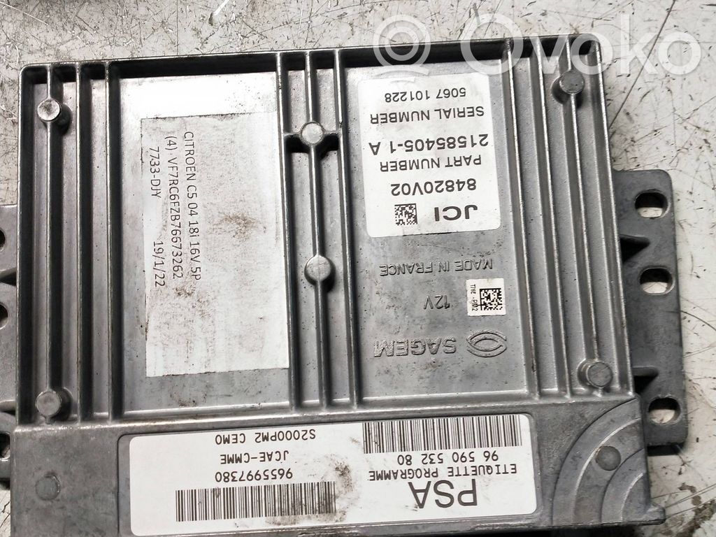 Citroen C5 Variklio valdymo blokas 