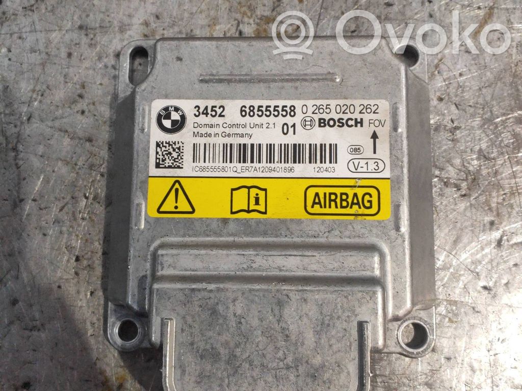 Airbag control unit/module   0265020262,34526855558