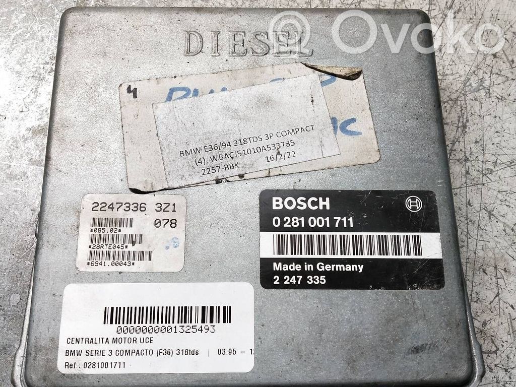 BMW 3 E36 Engine control unit/module 