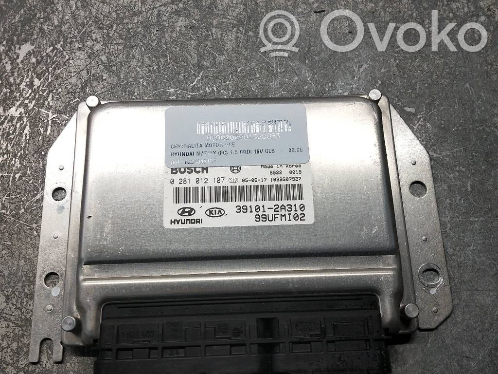 Engine control unit/module   0281012107,391012A310,99UFMI02