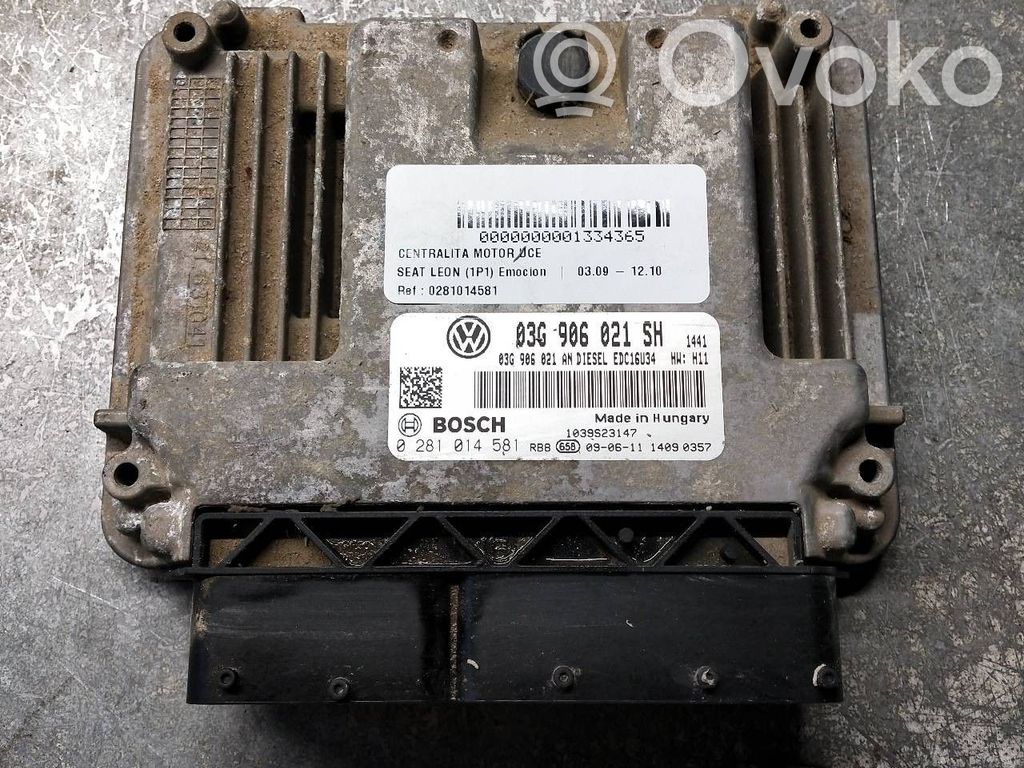 Seat Leon (1P) Engine control unit/module 