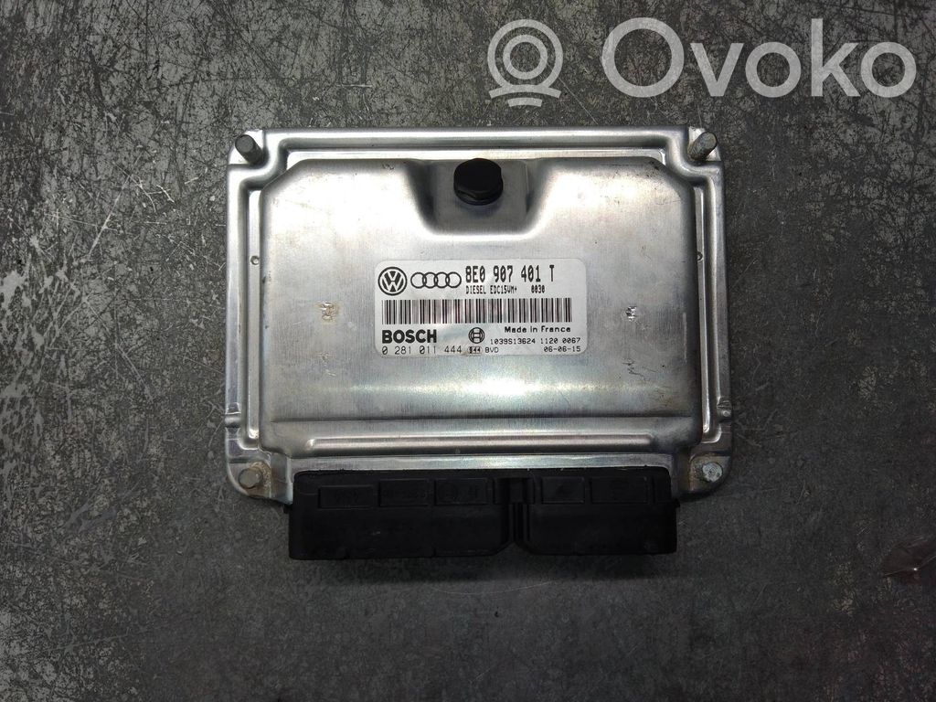 Engine control unit/module   0281011444,8E0907401T,1039S13624
