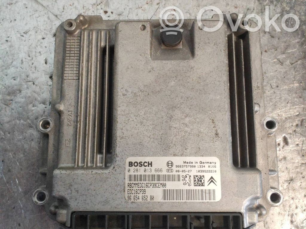 Citroen C-Crosser Engine control unit/module 