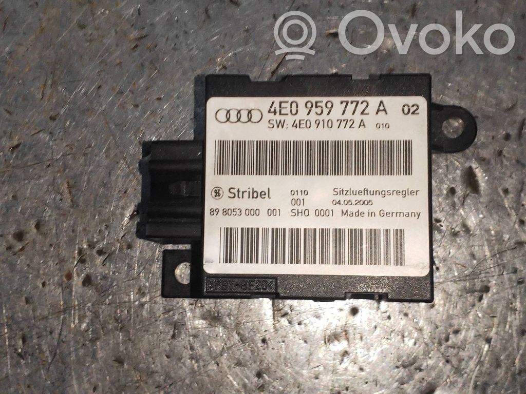 Muut ohjainlaitteet/moduulit   4E0959772A,4E0910772A