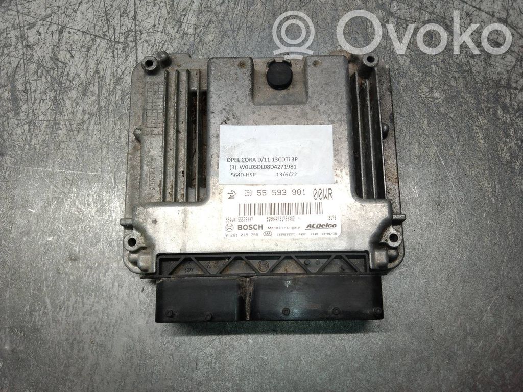 Opel Corsa D Engine control unit/module 