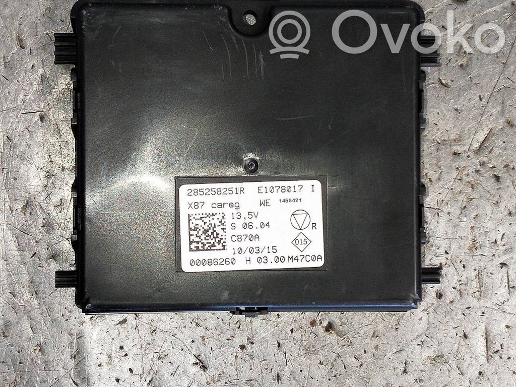 Muut ohjainlaitteet/moduulit   285258251R,E1078017