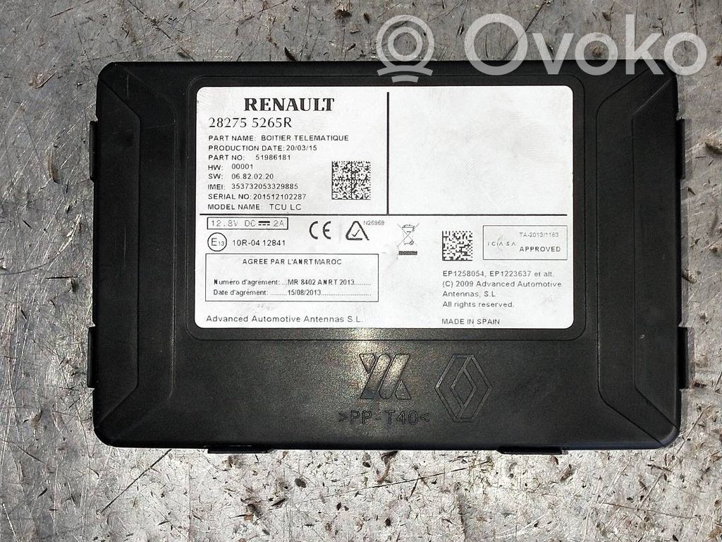 Other control units/modules   282755265R