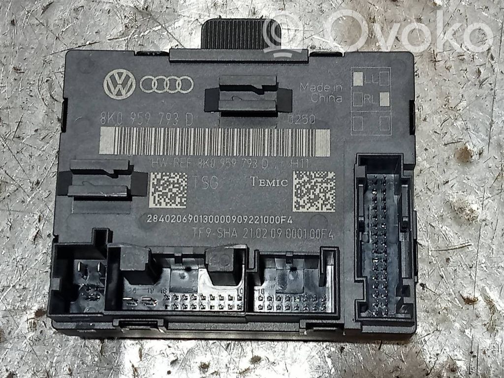 Other control units/modules   8K0959793D