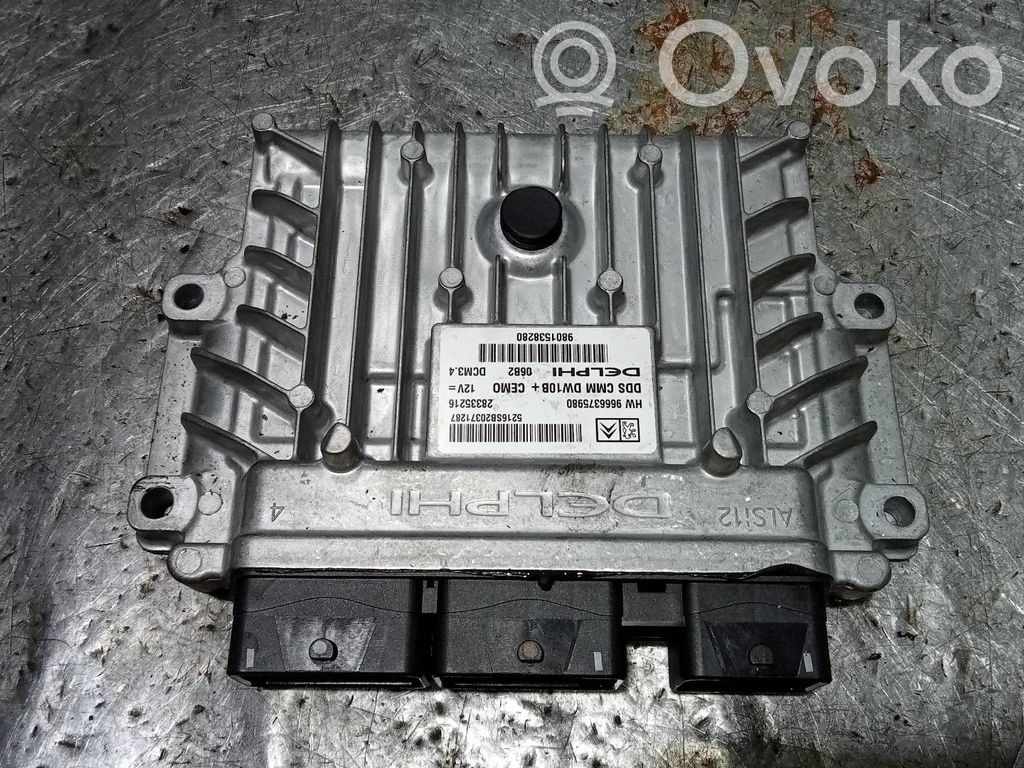 Engine control unit/module   28335216,9801538280,9666375980