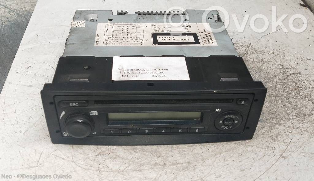 Opel Combo C Sound HiFi control unit module 