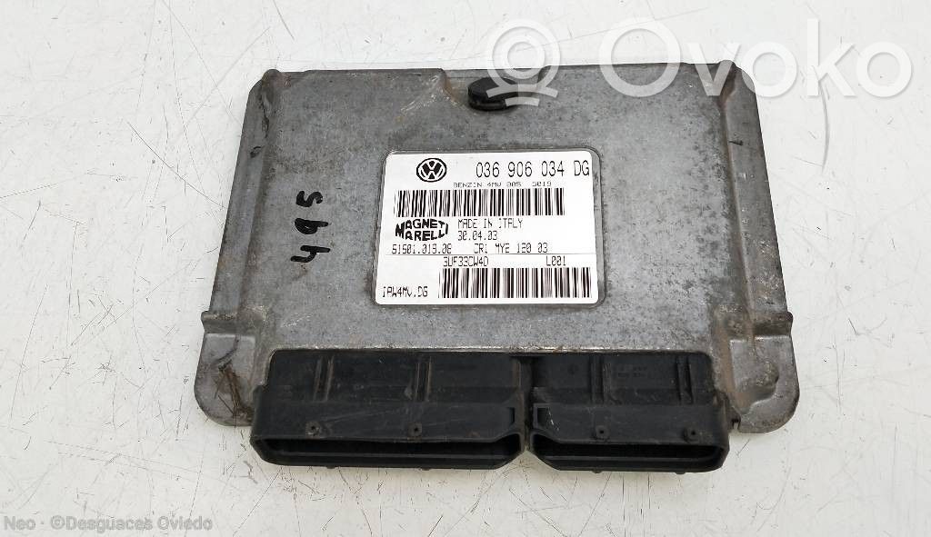 Engine control unit/module   036906034DG,6160101808,IAW4MVDG