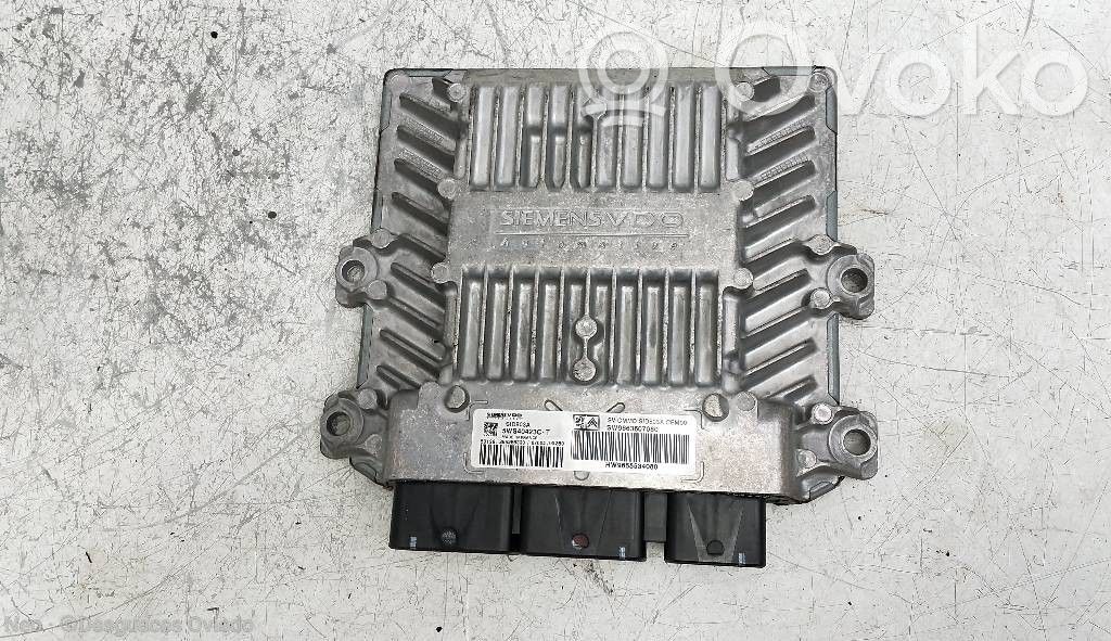 Engine control unit/module   5WS40423CT,SW9663607080,HW9655534080