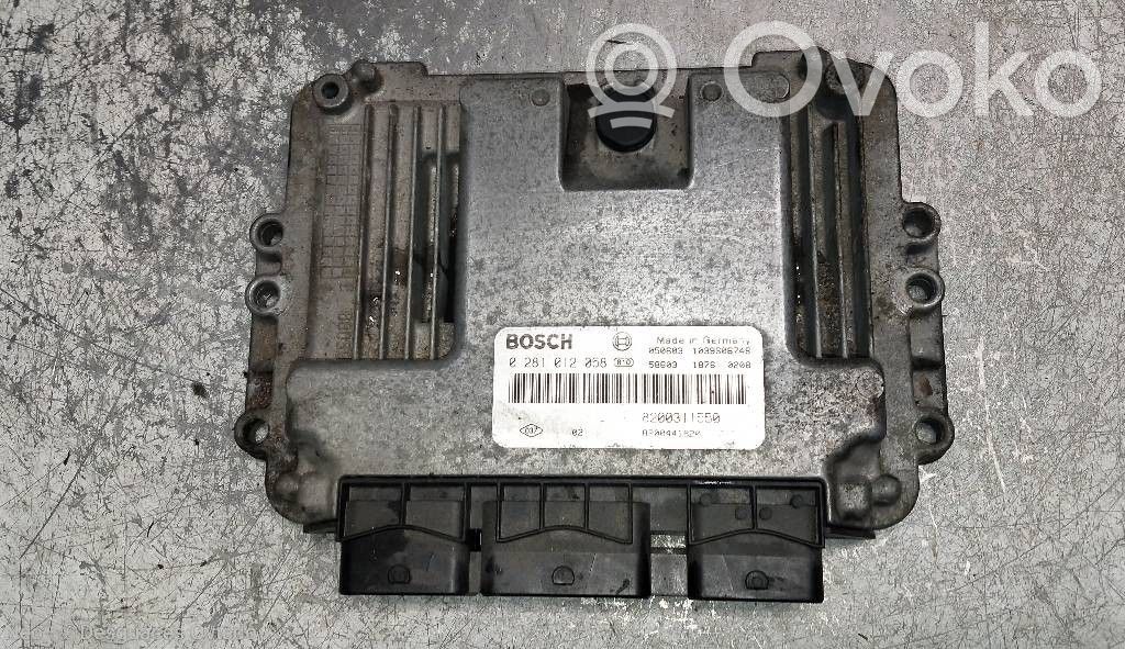 Engine control unit/module   0281012058,8200311550,8200441820