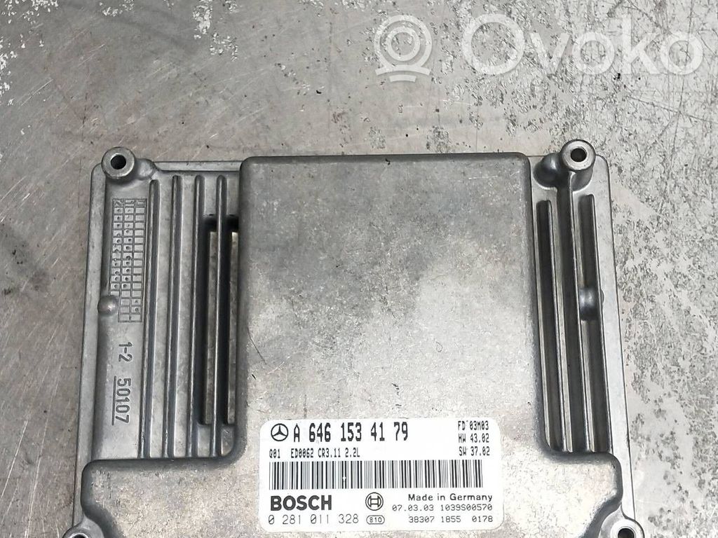 Engine control unit/module   0281011328,A6461534179