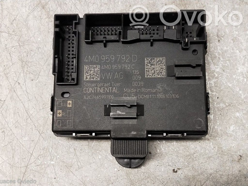 Other control units/modules   4M0959792D,A2C7465991100
