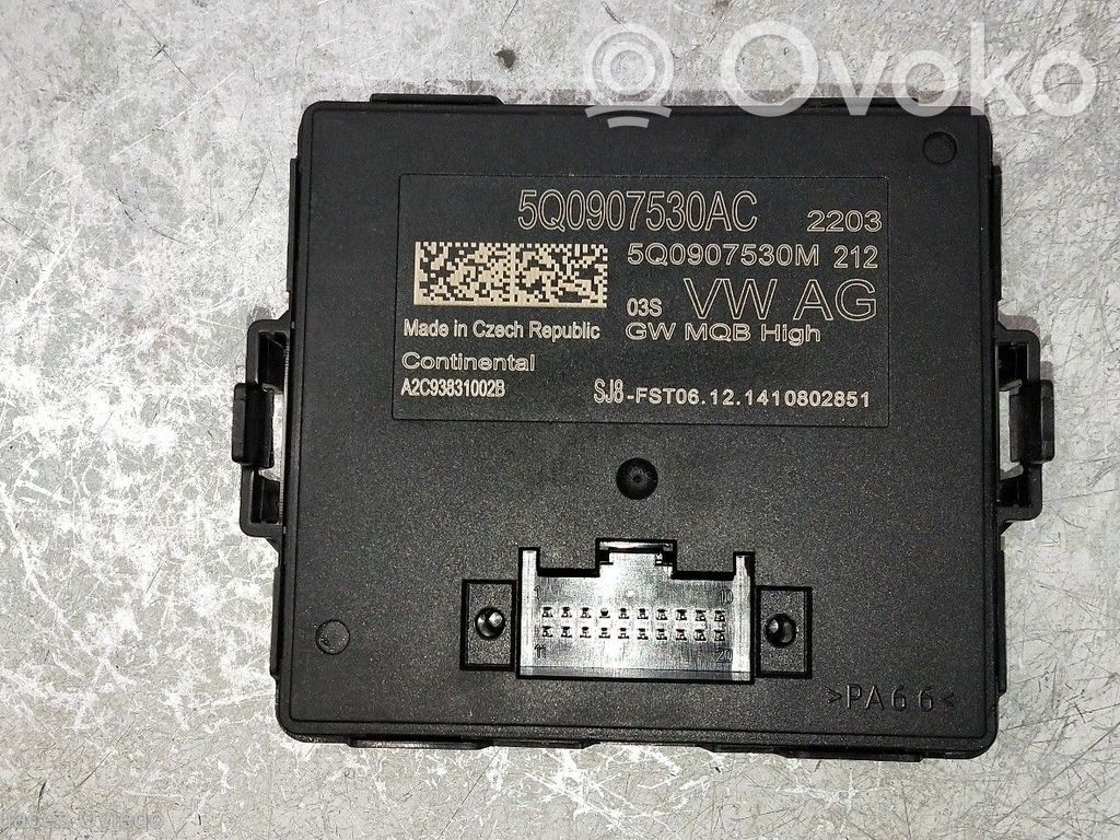 Other control units/modules   5Q0907530AC