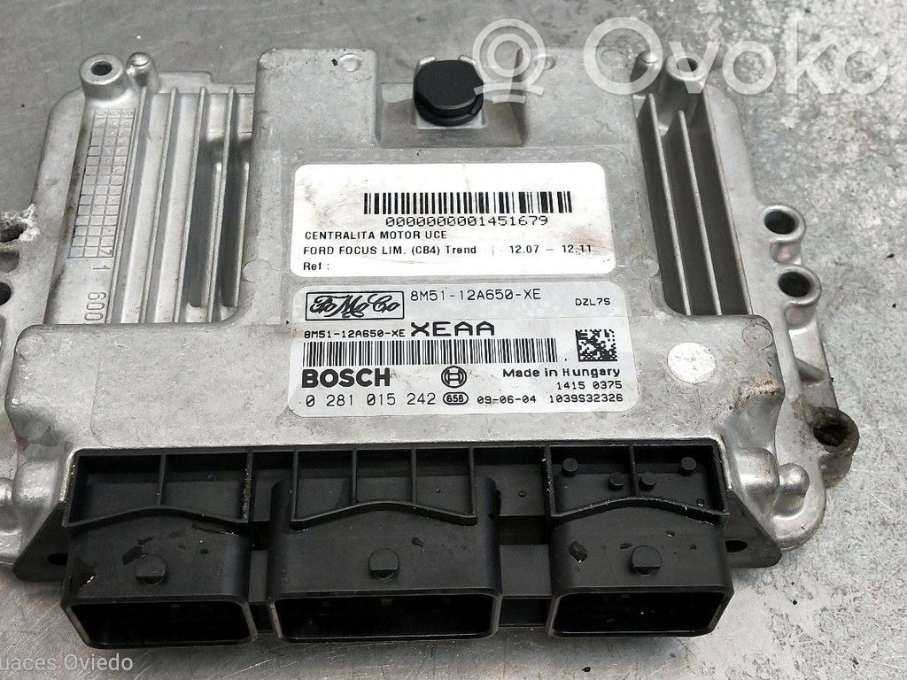 Engine control unit/module   8M5112A650XE,0281015242,1039S32326