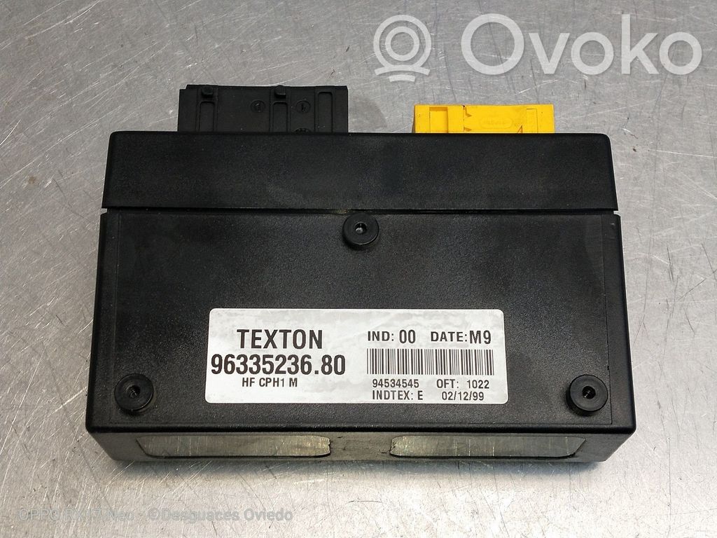 Autres unités de commande / modules   9633523680,94534545