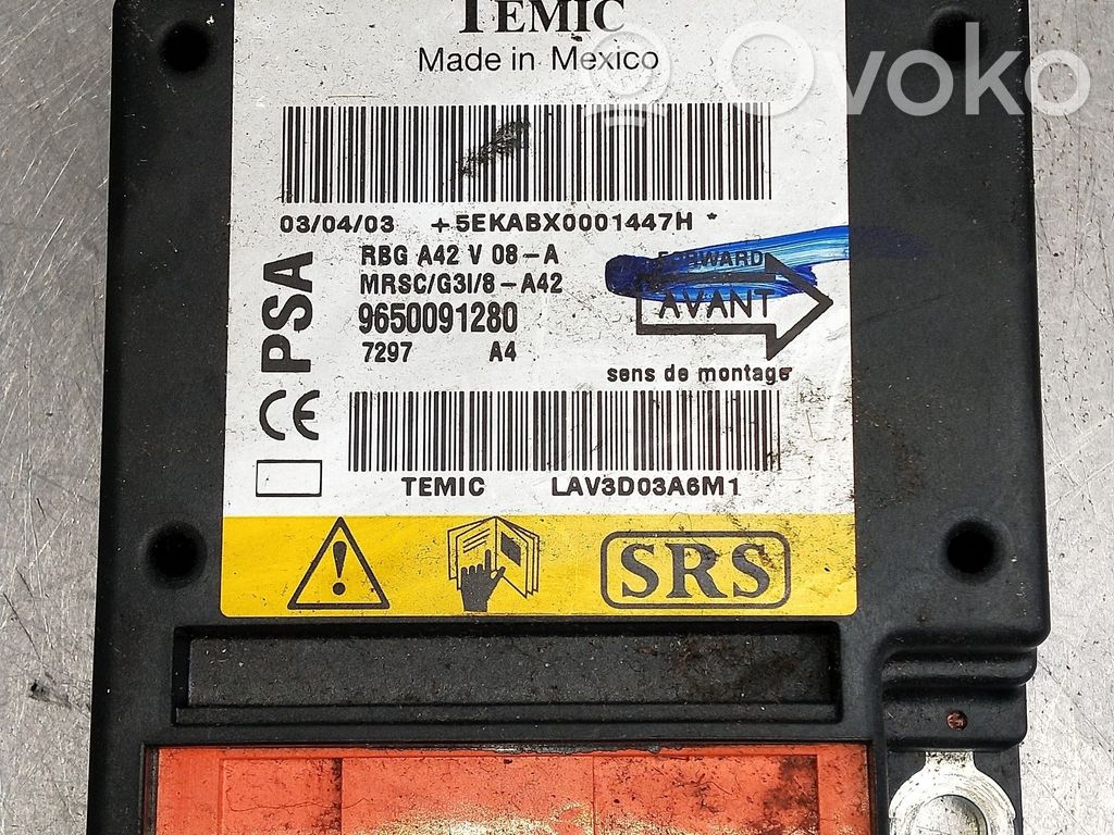 Citroen C3 Airbag control unit/module 
