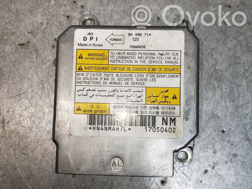 Daewoo Lacetti Unidad de control/módulo del Airbag 