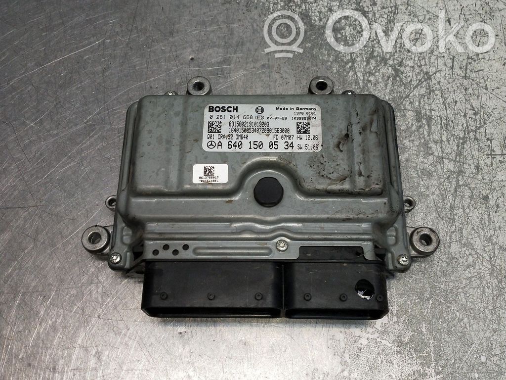 Engine control unit/module   0281014668,A6401500534