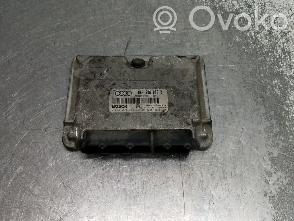 Engine control unit/module   0261204254,06A906018D