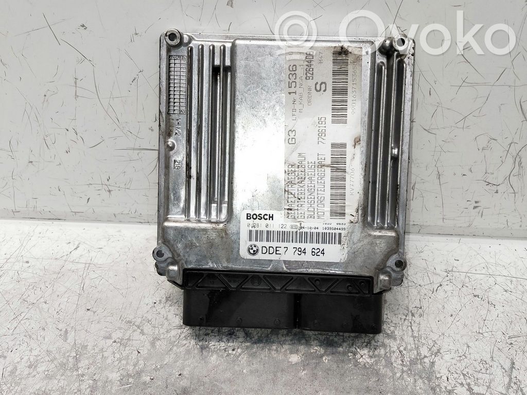 Engine control unit/module   0281011122,7794624