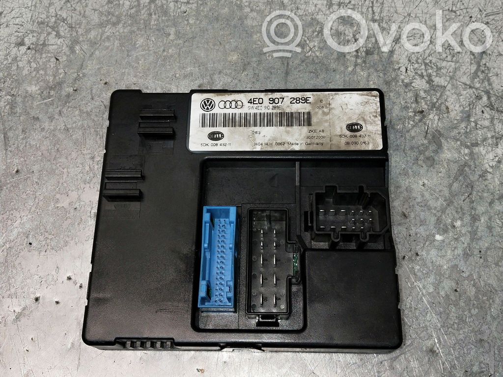 Other control units/modules   4E0907289E,5DK00843211